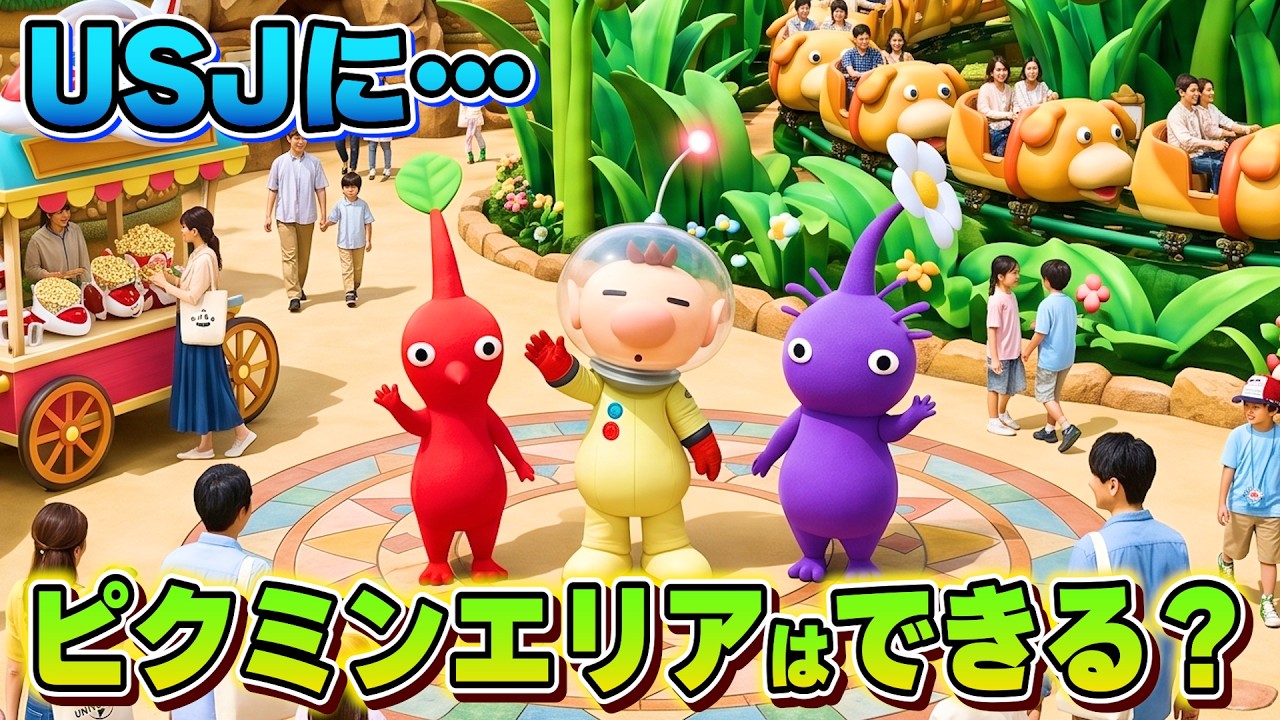 ユニバにピクミンエリアはできるの?