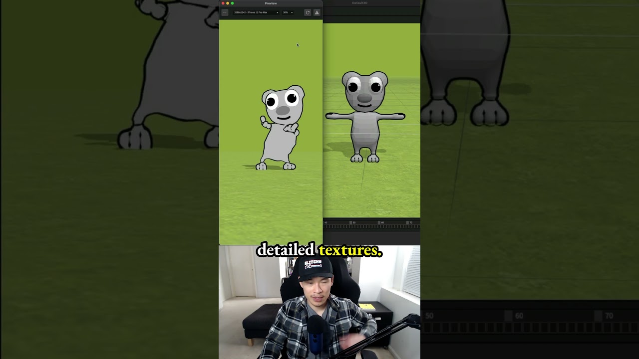 Toy Store Environment w/ Vibrant Colors - 3d game animation in Buildbox - Character 3.1: Bear Bear