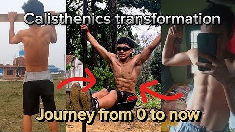 1 Year Calisthenics Transformation || Journey From 0 to now || 500 SUBSCRIBER SPECIAL🎉