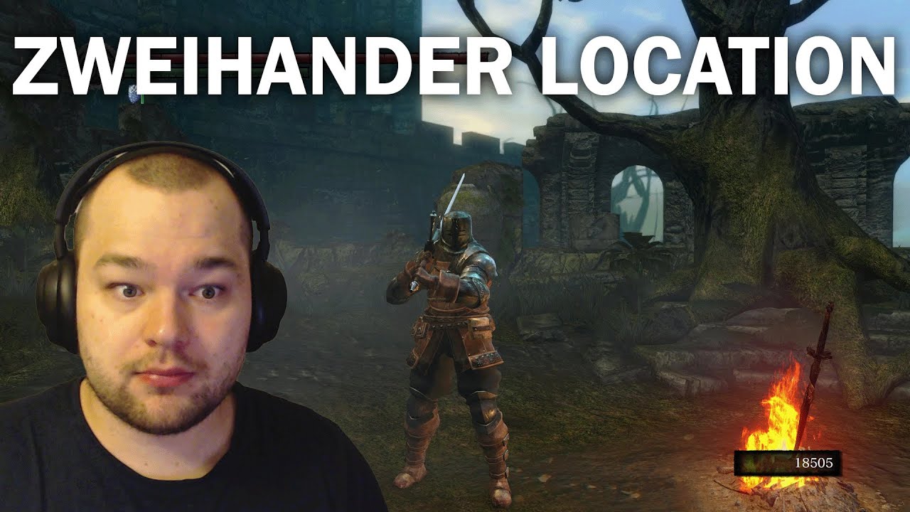 Поиск двуручного меча в Dark Souls Remastered