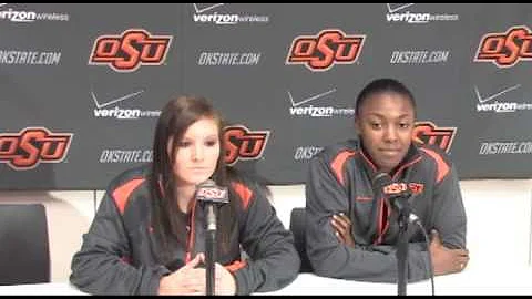 Basketball Media Day - Lakyn Garrison and Carolyn ...
