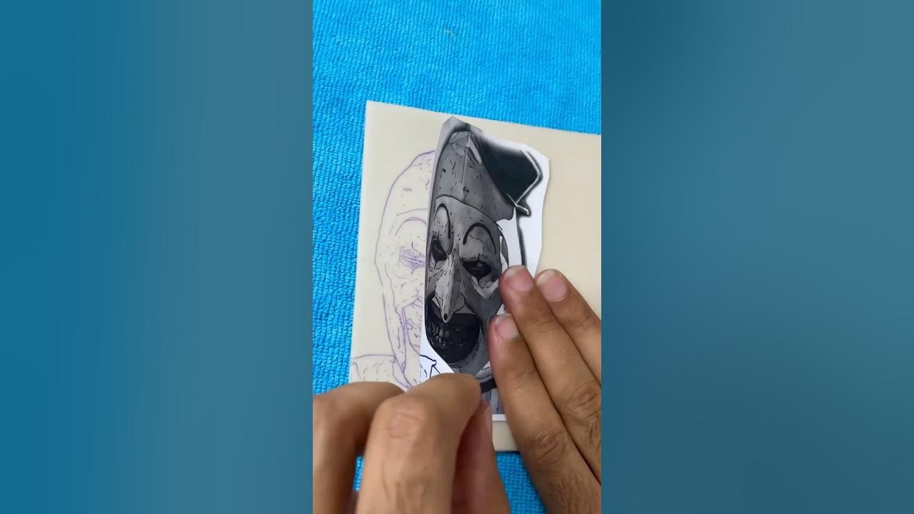 applying-tattoo-stencil-to-fake-skin-reelskin-tattooshorts