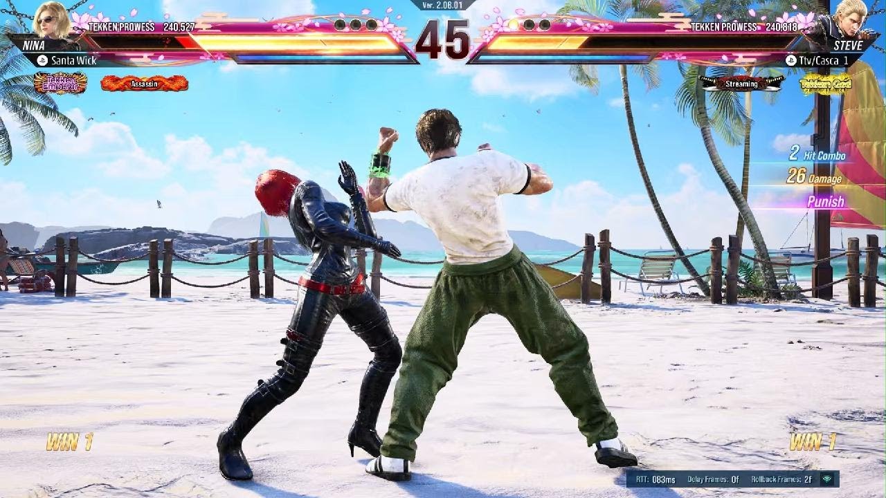 TEKKEN8 Nina vs Steve