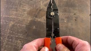 SP Tools Crimping Tool & Wire Strippers 215mm  Insulated Terminal Crimper @sptools