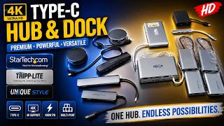 Type-C Hub &amp; Dock Multi-Port 4k Support Startech,Tripple-Lite