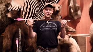 Fred Eichler talks about his traditional recurve & arrow set up