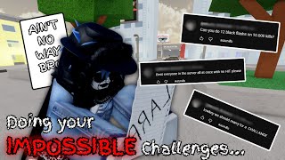 I Tried Your IMPOSSIBLE JJS Challenges..