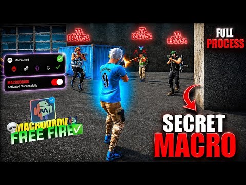 Free Fire New Android Macro📱Tutorial  | Macro Droid Headshot Macro 📂