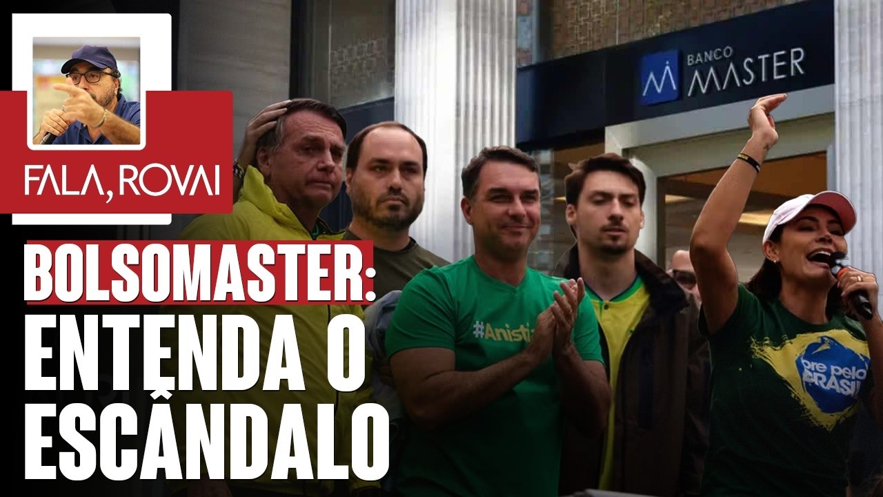 BolsoMaster: Qual é  envolvimento dos Bolsonaro com a corrupção do Master | Fala, Rovai 24.02.26
