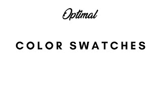 Optimal Theme - Color Swatches