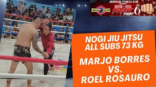 Fight Fest 6 - 4.Co-Fight - Nogi Jiujitsu 73 Kg - Marjo Borres Vs. Roel Rosauro, Talamban, Cebu-City
