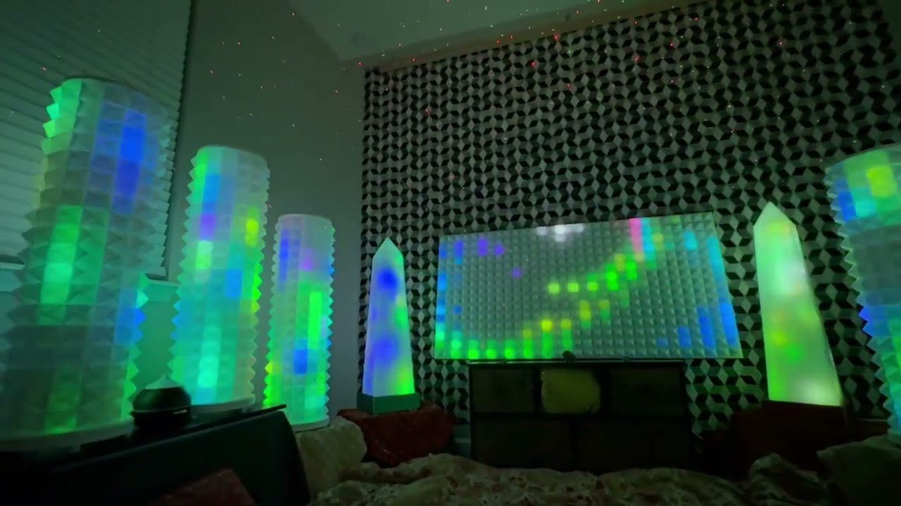 Ah’Nkh Sanctuary, an immersive Relaxation & Light Experience Room designed by KTBLED.Art.