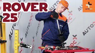 ROVER 25 Etuiskarit ja takaiskarit vaihto: ohjekirja