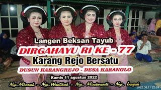 LIVE TAYUB HUT RI KE 77 DS.KARANGLO-KEREK BERSAMA NYI.WANTIKAH-NYI. MBARSIH-NYI.MINDARWATI-NYI.INAYH