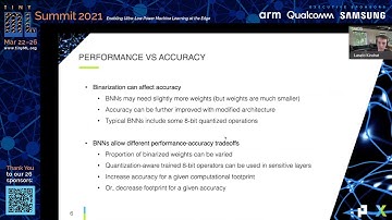 tinyML Summit 2021 tiny Talks: Performing Inference on Binarized Neural Networks with xcore.ai