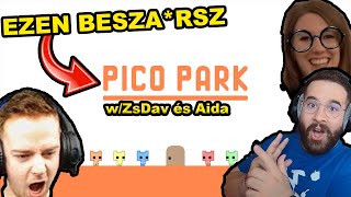 FÁJT, annyira RÖHÖGTEM 😂 | VICCES és IDEGESÍTŐ game, Pico Park w/ zsDav és Aida
