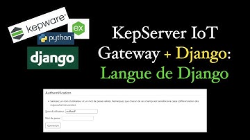 KepServer IoT Gateway + Django - Langue de Django