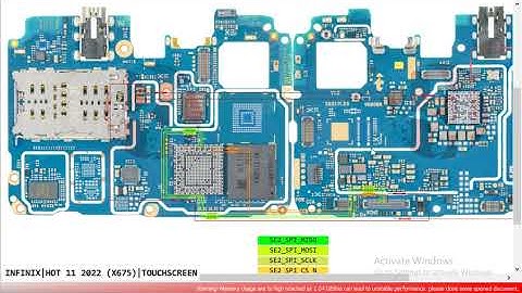 INFINIX HOT 11 2022 X675 Touche Notwarking Problem Ways Hardware Solution #borneoschematic #gsmstore