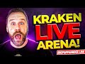 Battling krakens in live arena with my new builds