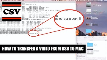 How to TRANSFER a Video from USB to Mac Using Terminal Commands - Basic Tutorial | New