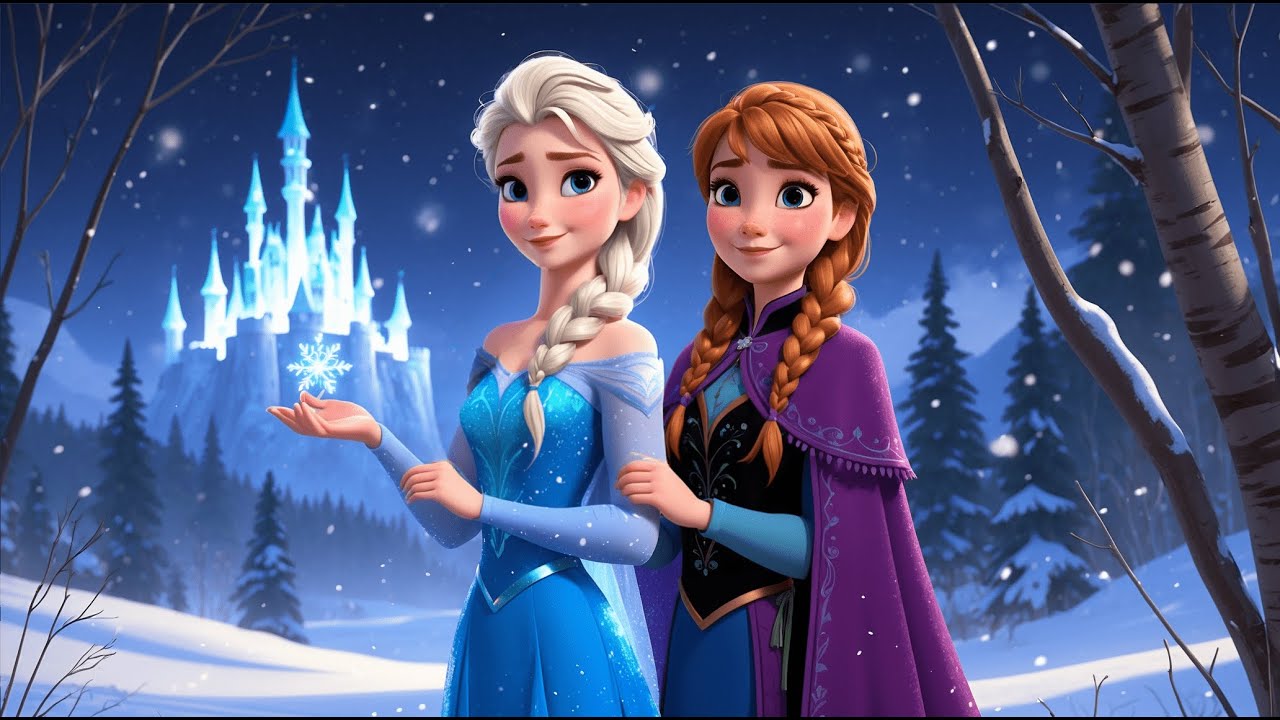 Крижане серце ❄️ Казка про Ельзу | Спокійна зимова історія перед сном для дітей | аудіоказка