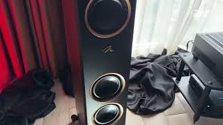 Audio Advice Live 2026: MartinLogan Displays Motion XT F100 Speakers