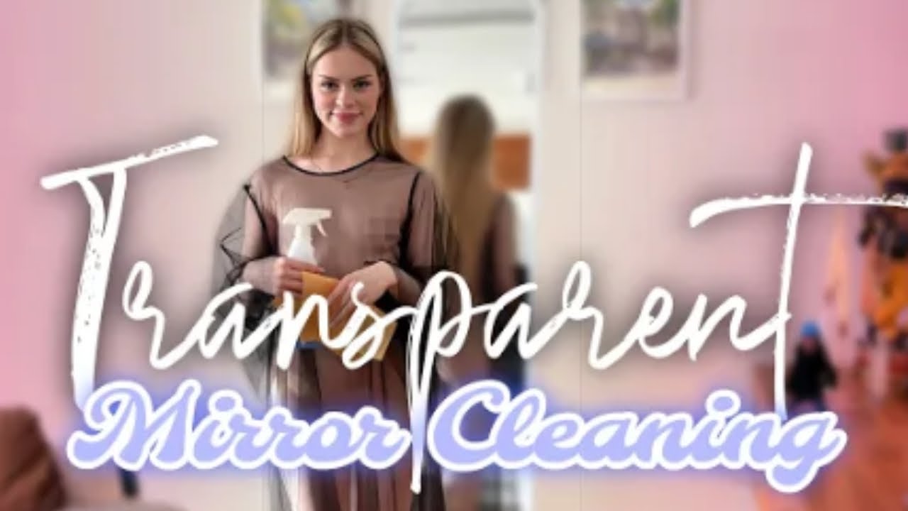 4K Transparent Mirror Cleaning | MiaClean