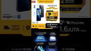 iQOO Z11, 9020mAh Biggest Battery, 90W FlashCharge, Snapdragon 7s Gen 4, 7K VC Cooling System