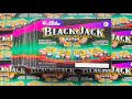 Grattage dun carnet de blackjack  150 tickets 