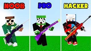 MINECRAFT CHUỘT VÀ NOOB TEAM ĐẤU SÚNG NGẮM ** PIXEL GAMER BẮN  NHƯ HACK  VÀ CÁI KẾT CÂN CẢ TEAM ...