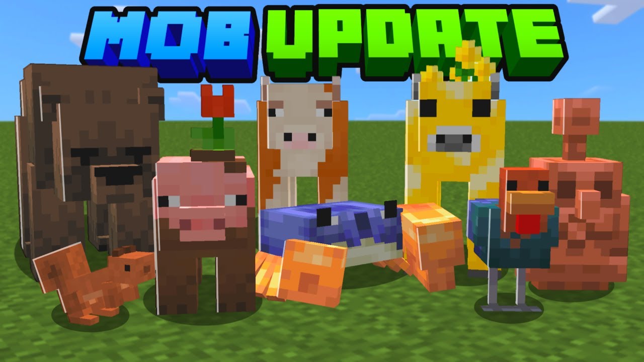 What If Minecraft Had a MOB UPDATE? - New Mobs + Ambience Update