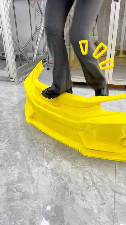 3D printing car bumper with Dowell 3D printer#3dprinter  #machine  #3dprinterupgrade  #dowell3d