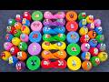 Numberblocks Mixing ASMR 💫 Look Fun Slime Clay in Eggs Colorful! Satisfying ASMR Video