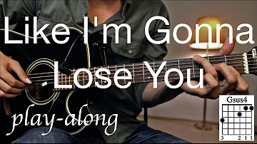 Like I'm Gonna Lose You - Meghan Trainor  Guitar Lesson / Tutorial - with SOLO on Guitar /COVER/