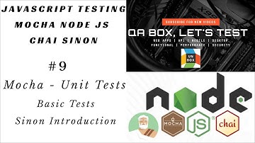 #9 Unit tests - Basic tests and Sinon Introduction