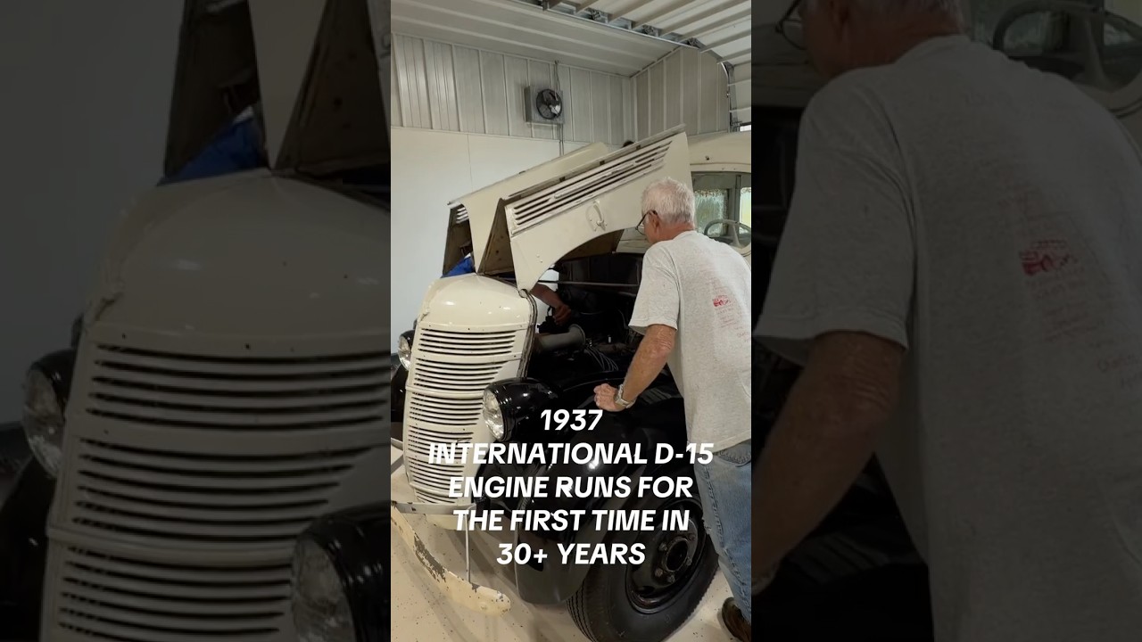 First Start in 30+ Years! 1937 International D-15 🚑🔧 