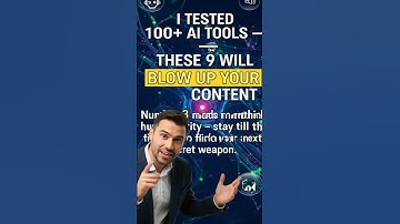 I Tested 100+ AI Tools — These 9 Will Blow Up Your Content”