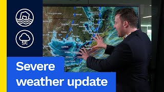 Severe Weather Update 5 April 2024: Heavy rain impacting Eastern states.