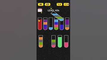 🏅 Water Sort 🧪 LEVEL 454 🧪 #shorts #watersort #puzzle #walkthrough #solution #guia #guiarapida