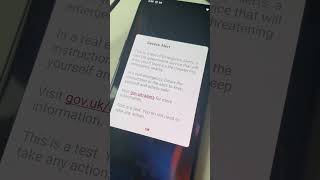 EMERGENCY ALERT UK ! #emergencyalert #london #uk #alert #viral #unitedkingdom #government #followme