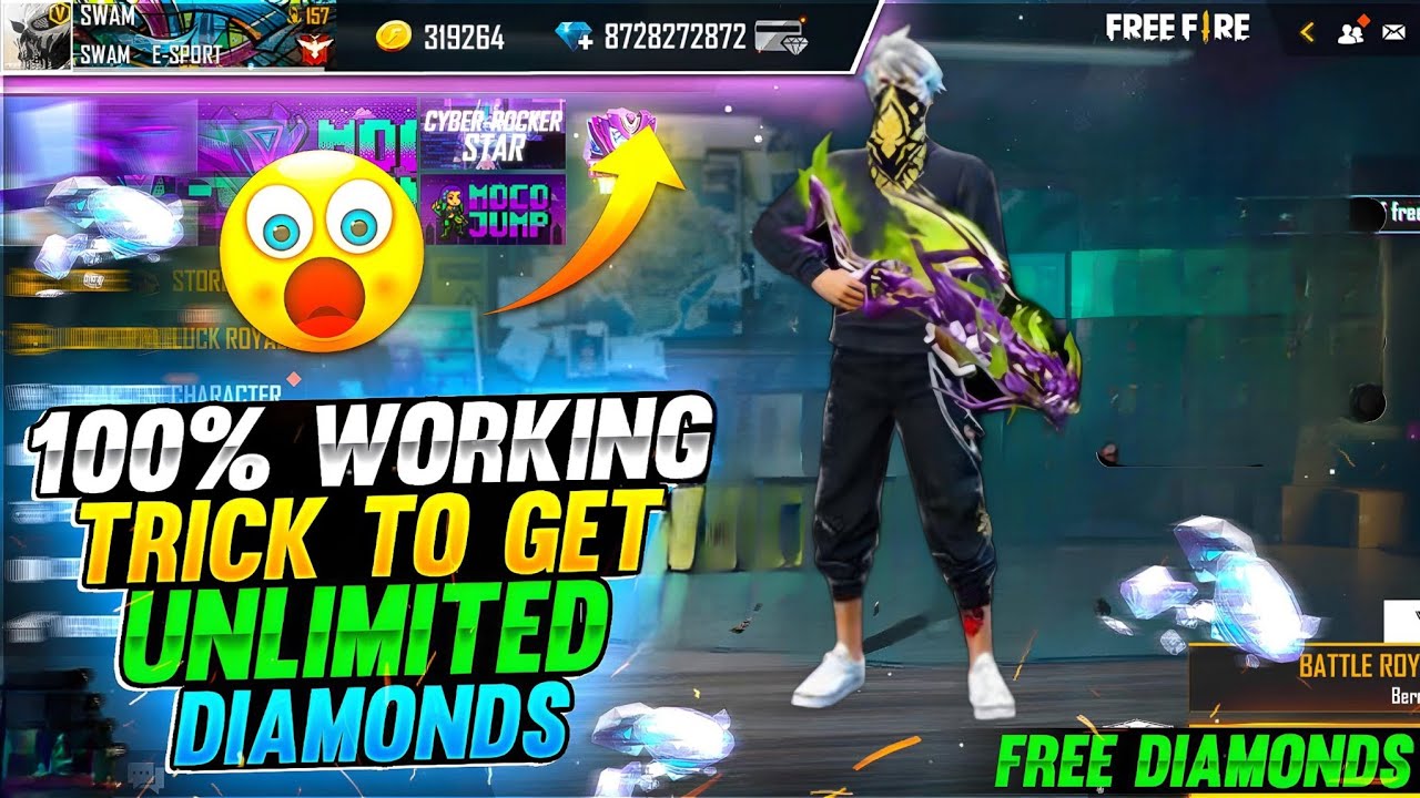 How to use chrome browser to get unlimited free fire diamond  | get free diamond| kateya ka gamer