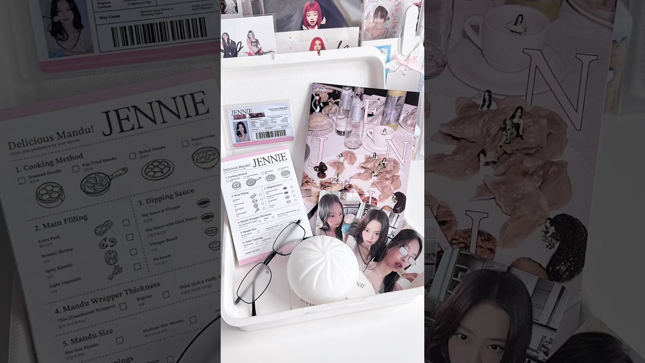 unboxing Jennie's membership kit 2026 edition 🥟 #kpop #jennie