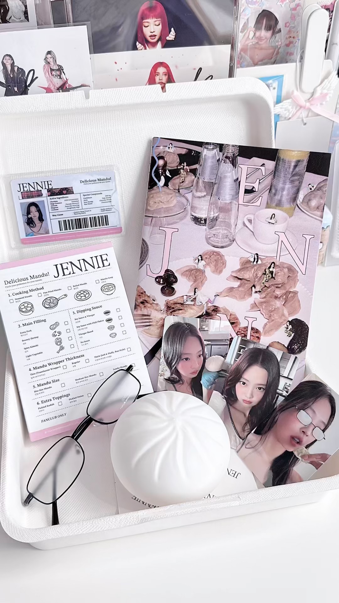 unboxing Jennie's membership kit 2026 edition 🥟 #kpop #jennie