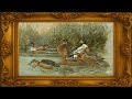 Tranquil Ducks by the Marsh – 4K Vintage Bird Frame TV Art for Relaxing Home Decor Ambiance