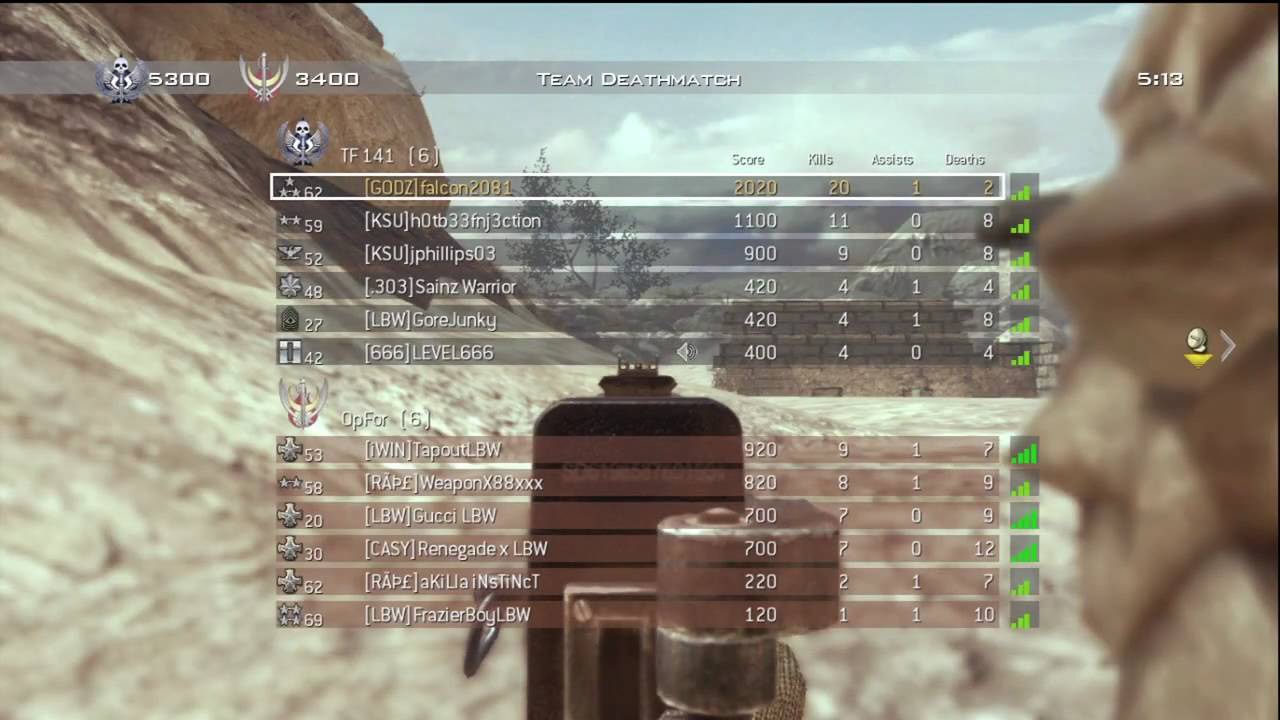 COD:MW2 TDM Afghan [26-4 w/Commentary]