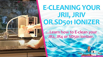 How To Clean Your Enagic® Kangen Water™ LeveLuk R, JR2, JR4 & SD501 Ionizer