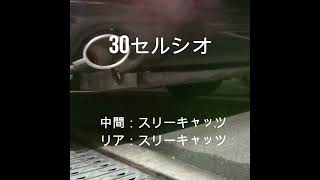 30セルシオと18マジェスタ マフラー音 - YouTube