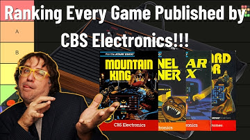 EVERY Game Published by CBS Electronics on the Atari 2600 Ranked and Reviewed!!!