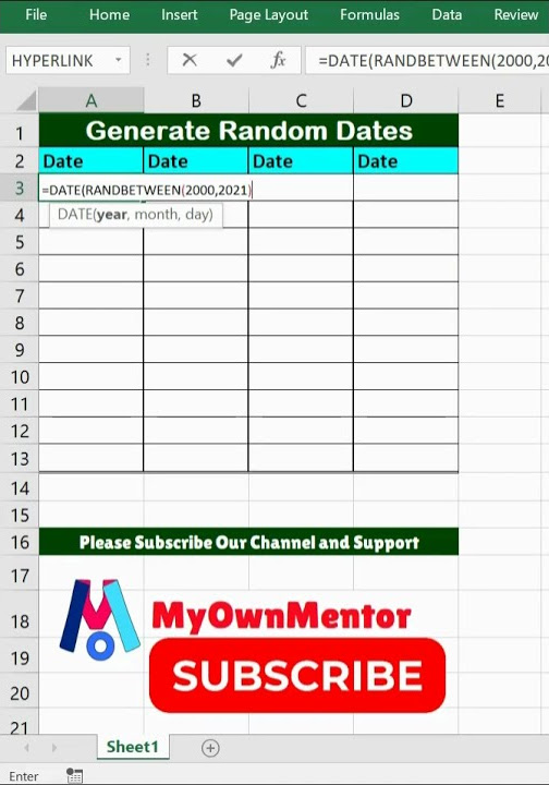 How To Generate Random Dates In Excel Hindi Randomly Generate Dates how-to-generate-random-dates-in-excel-hindi-randomly-generate-dates
