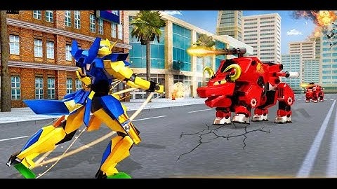 Angry Bull Robot Jeep Car Transforming: Robot Game Android Gameplay